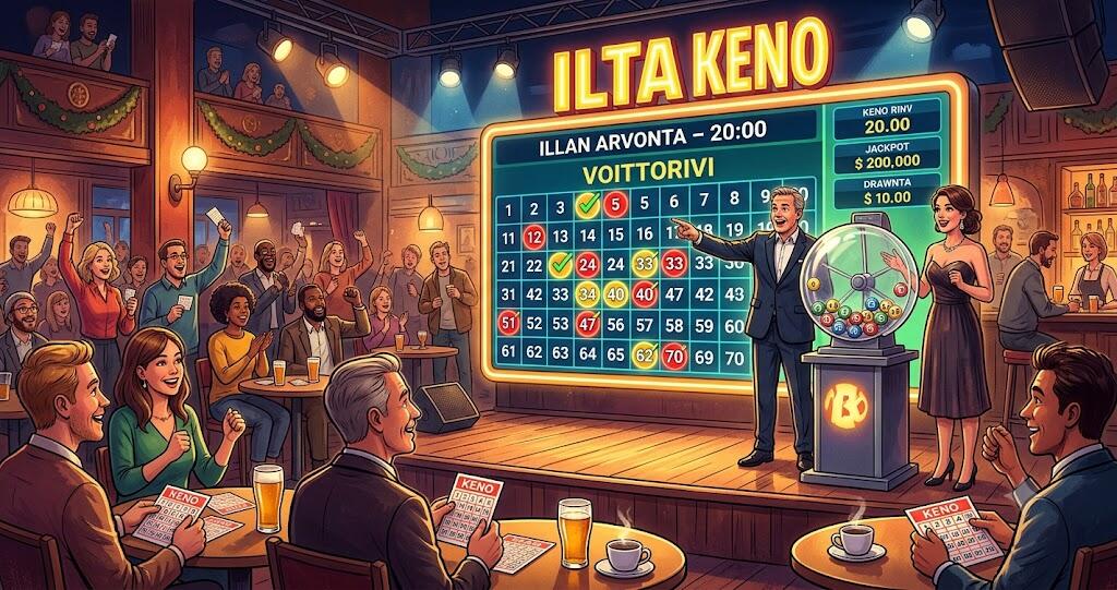 Ilta-arvonta keno: aloittelijan opas peliin ja tuloksiin